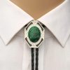 Multi-Colored Hexagonal Bolo Tie