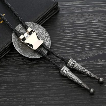 Southwestern Pentagram Star Bolo Tie - Image 4