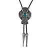 Cross Knot Pattern Bolo Tie - Image 3