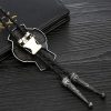 Cross Knot Pattern Bolo Tie - Image 4