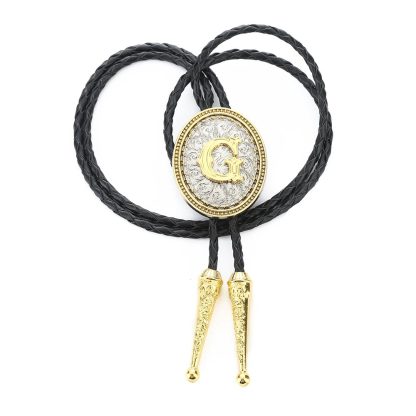 26 Letters Cowboy Bolo Tie