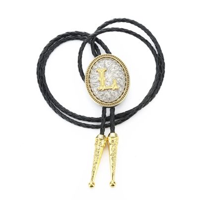 26 Letters Cowboy Bolo Tie - Image 6