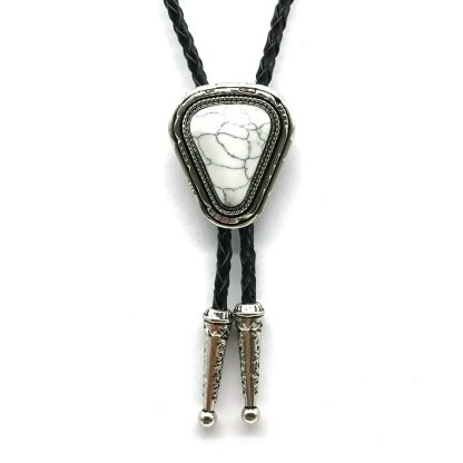 Triangle Stone-Inspired Bolo Tie