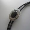 Classic Black Bolo Tie - Image 4
