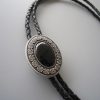 Classic Black Bolo Tie - Image 5
