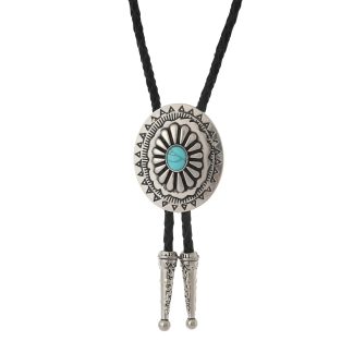 Round Stone-Inspired Bolo Tie