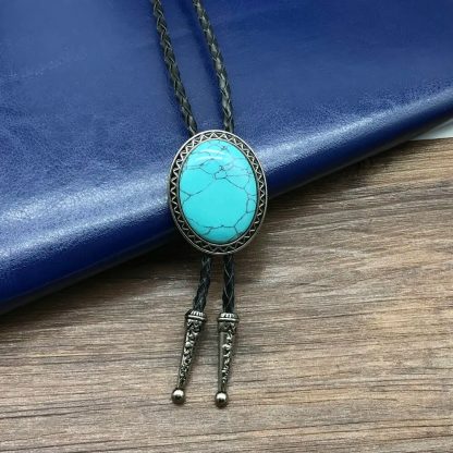 Classic Floral Western Bolo Tie - Image 2