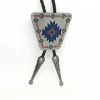 Abstract Snowflake Style Bolo Tie - Image 3