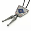 Abstract Snowflake Style Bolo Tie - Image 4