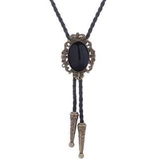 Stone-Inspired Crown Style Bolo Tie
