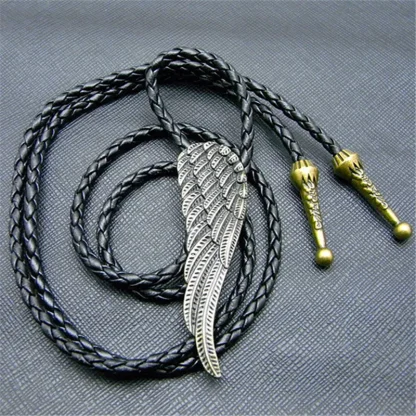 Retro Wing Style Suit Bolo Tie - Image 2
