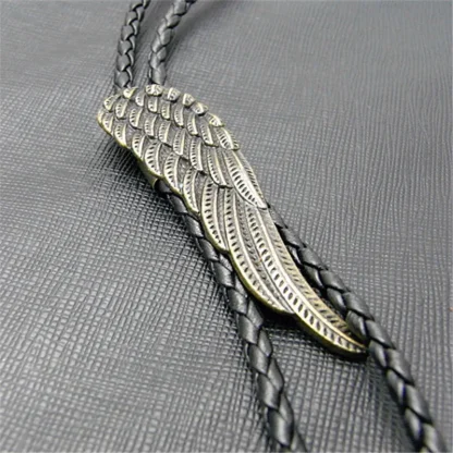 Retro Wing Style Suit Bolo Tie - Image 3