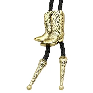 Riding Cowboy Boots Bolo Tie