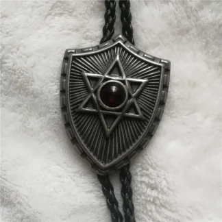 Retro Star with Stone-Like Bolo Tie