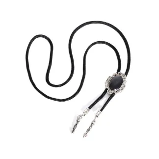Oval Shaped Cocktail Party Bolo Tie
