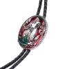 Western Howl Wolf Head Bolo Tie - Image 5