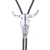 3D Rodeo Detailed Bull Head Bolo Tie